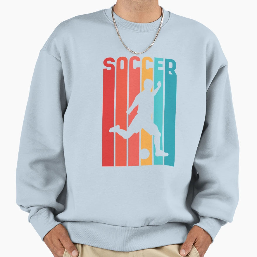 Football Soccer Football Player Sweatshirt - Minimalist Print for Adults - T-Shirt, Sweatshirt, Hoodie