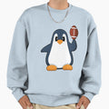 Penguin American Football Sports Sweatshirt - Fun Novelty Design for Adults - T-Shirt, Sweatshirt, Hoodie
