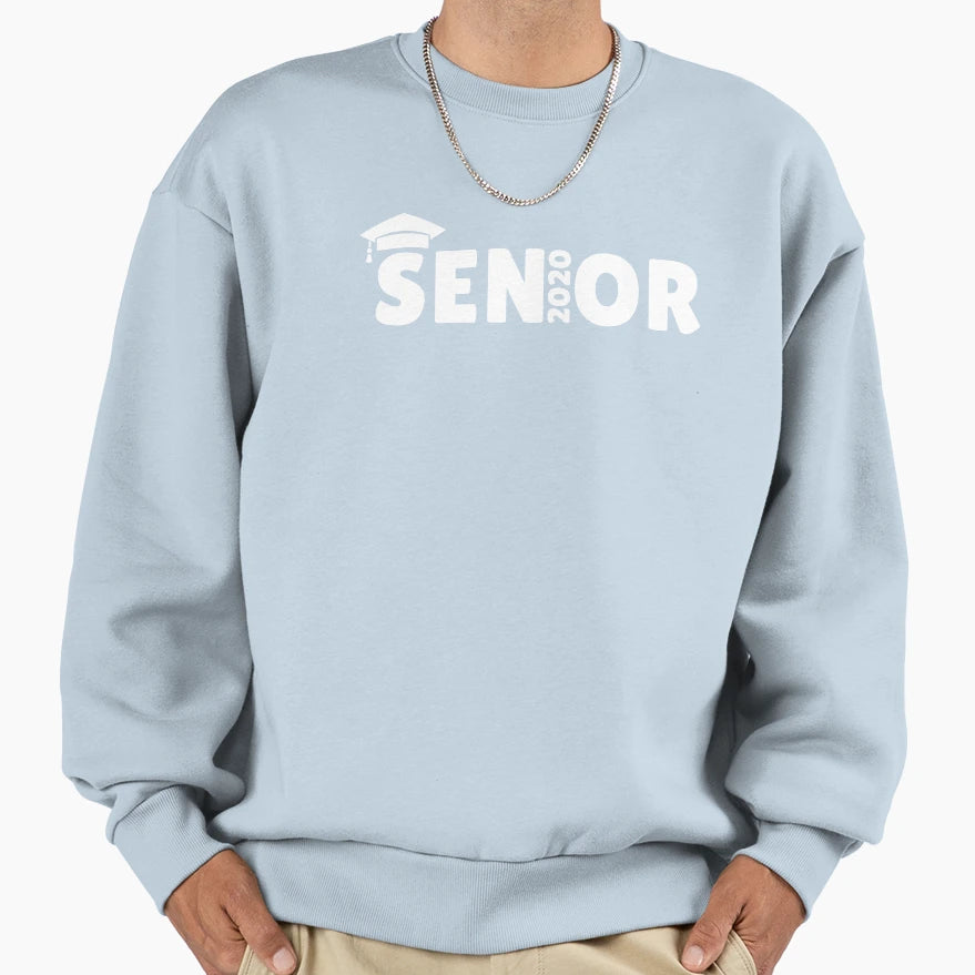 Senior 2020 Graduation Sweatshirt - Streetwear Style for Adults - T-Shirt, Sweatshirt, Hoodie