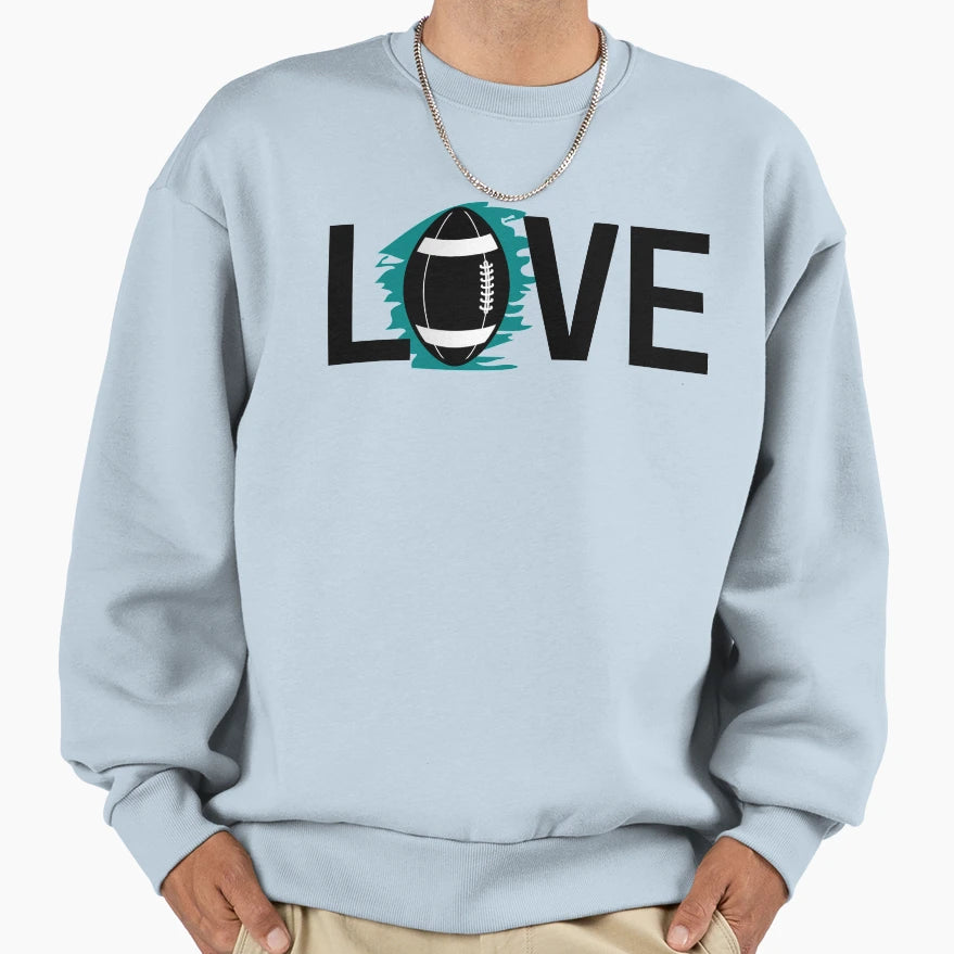 American Football Lover Sweatshirt - Casual Everyday Wear Men Women - T-Shirt, Sweatshirt, Hoodie