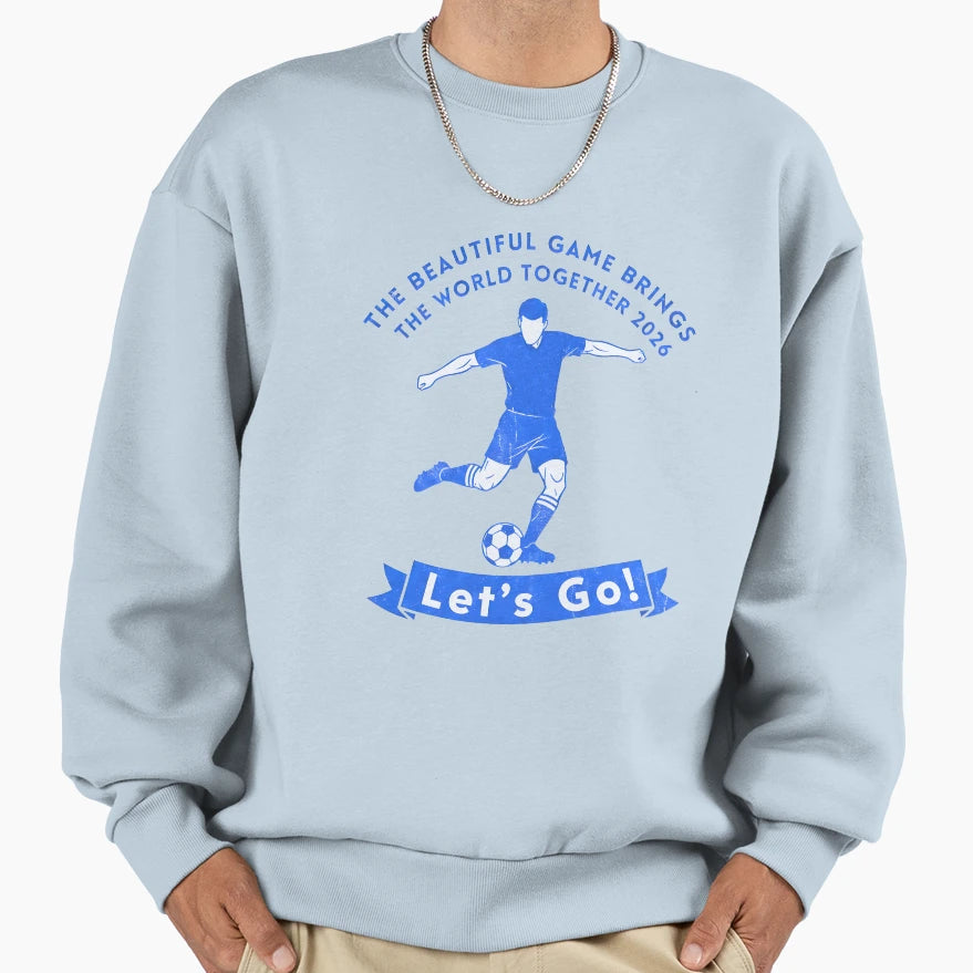 Soccer Beautiful Game Brings Sweatshirt - Minimalist Print for Adults - T-Shirt, Sweatshirt, Hoodie