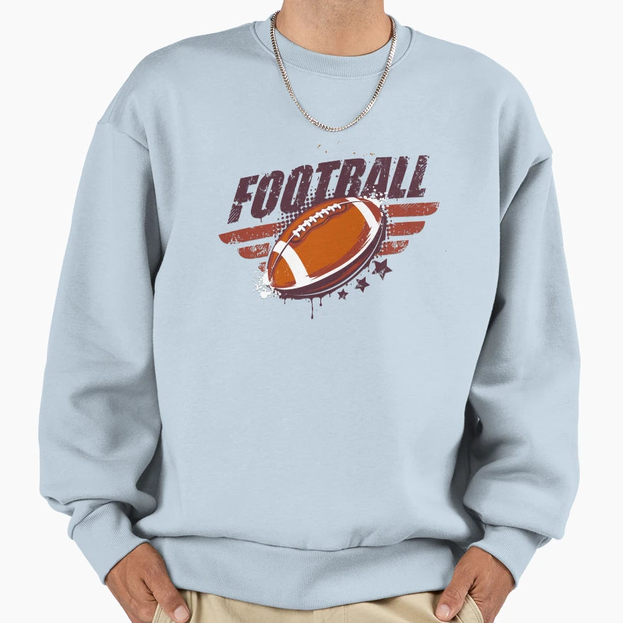 Football Sweatshirt - Graphic Print Unisex - T-Shirt, Sweatshirt, Hoodie