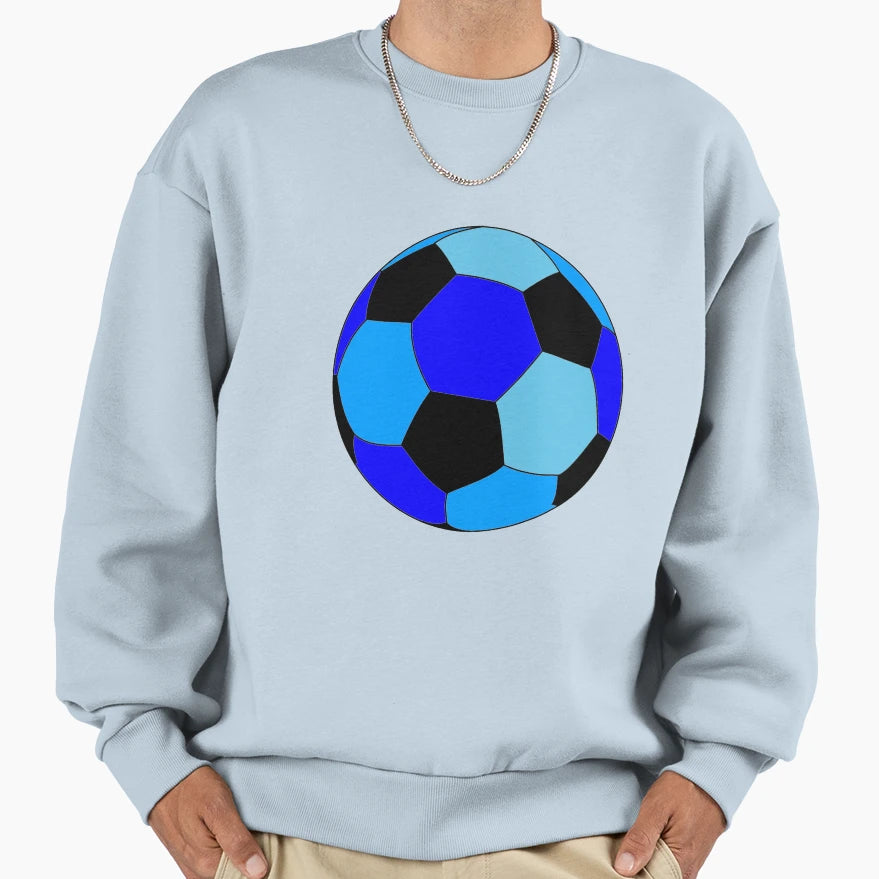 Soccer Ball Sweatshirt - Trendy Graphic for Adults - T-Shirt, Sweatshirt, Hoodie