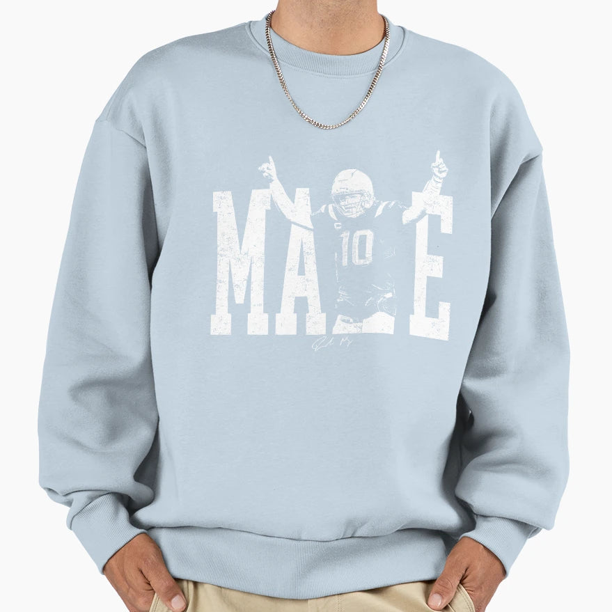 Football Player Number Ten Sweatshirt - Casual Everyday Wear Unisex - T-Shirt, Sweatshirt, Hoodie