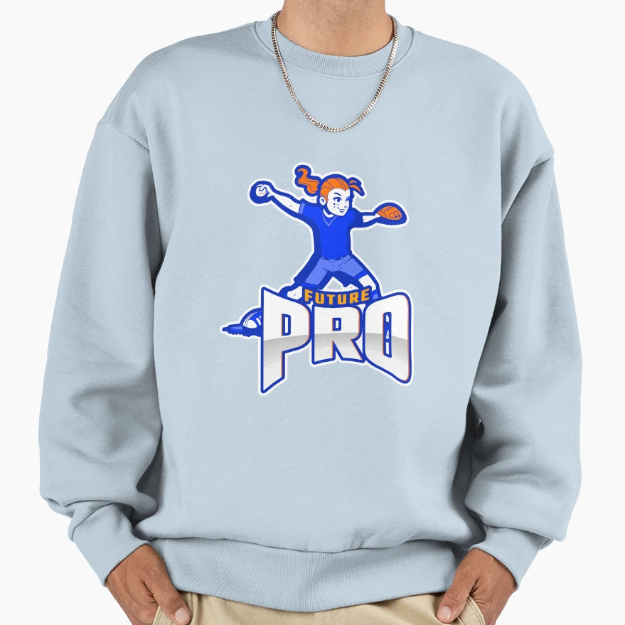 Future Pro Softball Player Sweatshirt - Graphic Print for Adults - T-Shirt, Sweatshirt, Hoodie