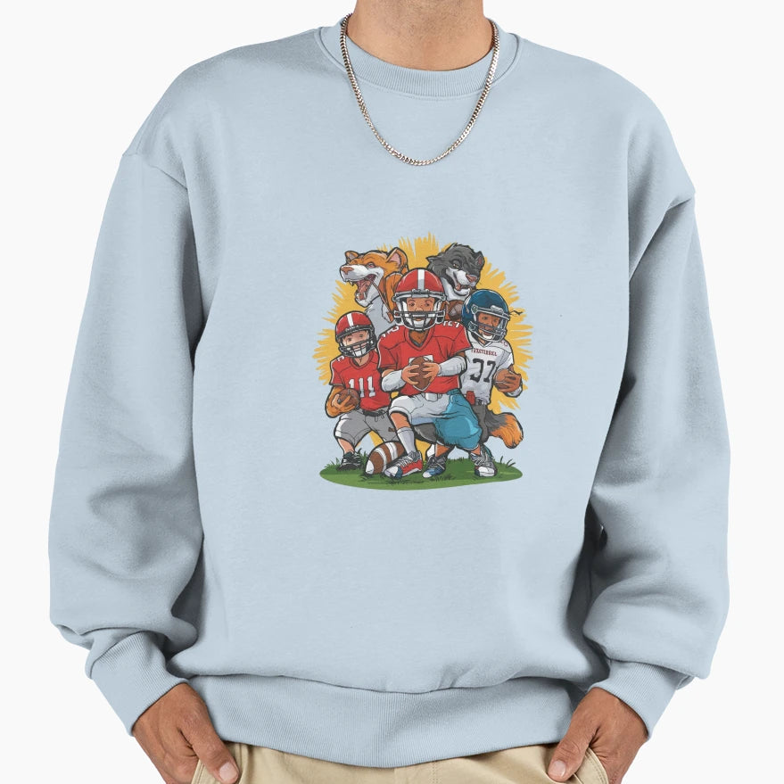American Football Sweatshirt - Custom Art Print Men Women - T-Shirt, Sweatshirt, Hoodie