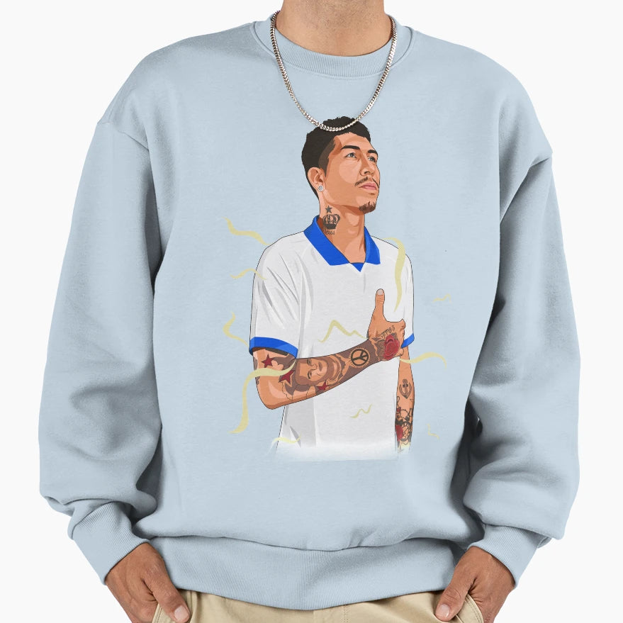 Roberto Firmino Sweatshirt - Minimalist Print Men Women - T-Shirt, Sweatshirt, Hoodie