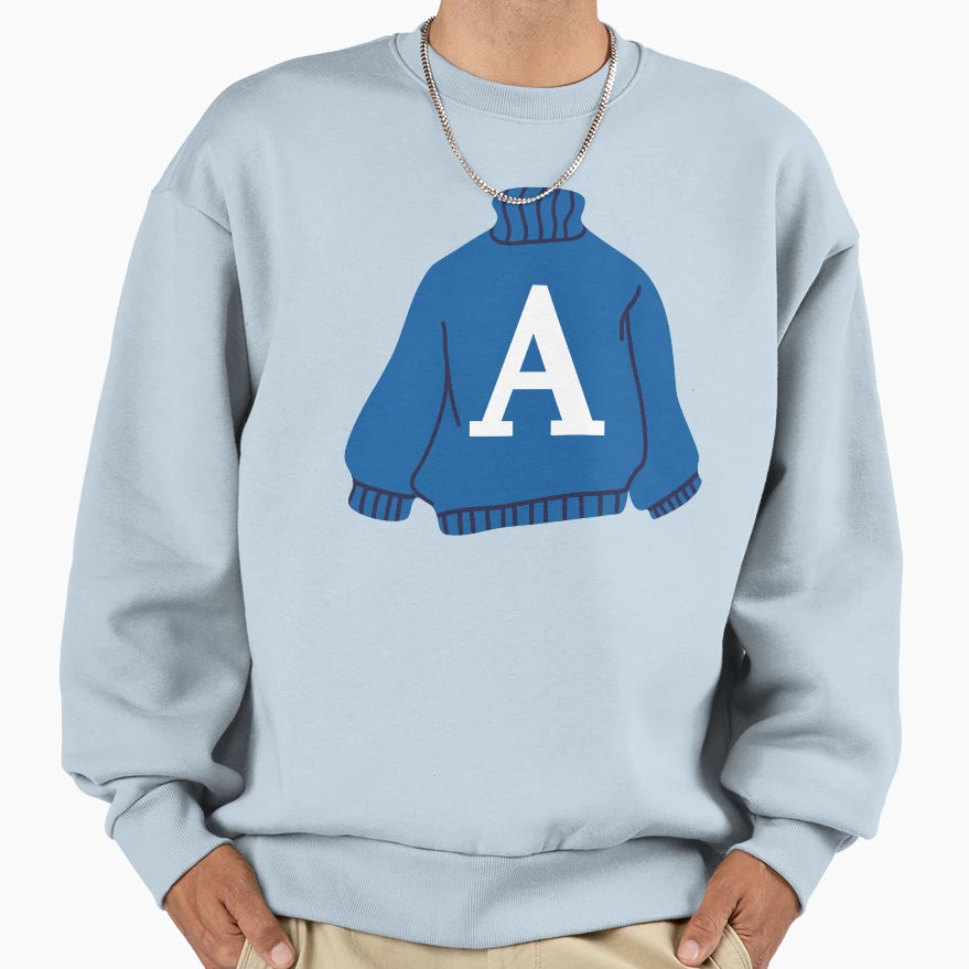 Letter Sweatshirt - Unique Graphic for Adults - T-Shirt, Sweatshirt, Hoodie