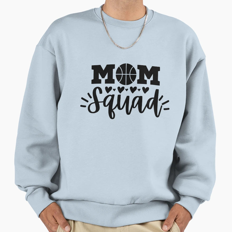 Basketball Mom Squad Funny Basketball Mom T-Shirt - Novelty Apparel Unisex - T-Shirt, Sweatshirt, Hoodie