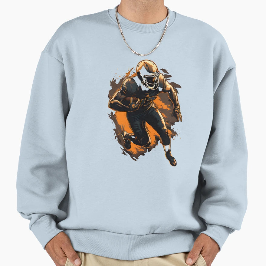 American Football Color Painting No 3 T-Shirt - Custom Art Print Men Women - T-Shirt, Sweatshirt, Hoodie