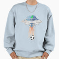 Football Alien Sweatshirt - Graphic Print for Adults - T-Shirt, Sweatshirt, Hoodie