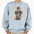 American Football Player Anime Sweatshirt - Fun Novelty Design for Adults - T-Shirt, Sweatshirt, Hoodie