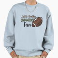Football Little Brother Biggest Fan Sweatshirt - Graphic Print for Adults - T-Shirt, Sweatshirt, Hoodie