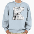 Letter K Initials Sweatshirt - Trendy Graphic Unisex - T-Shirt, Sweatshirt, Hoodie
