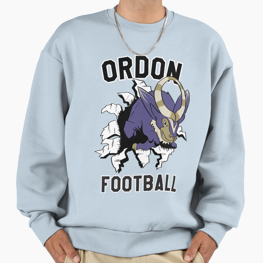 Ordon Football Sweatshirt - Aesthetic Graphic Men Women - T-Shirt, Sweatshirt, Hoodie
