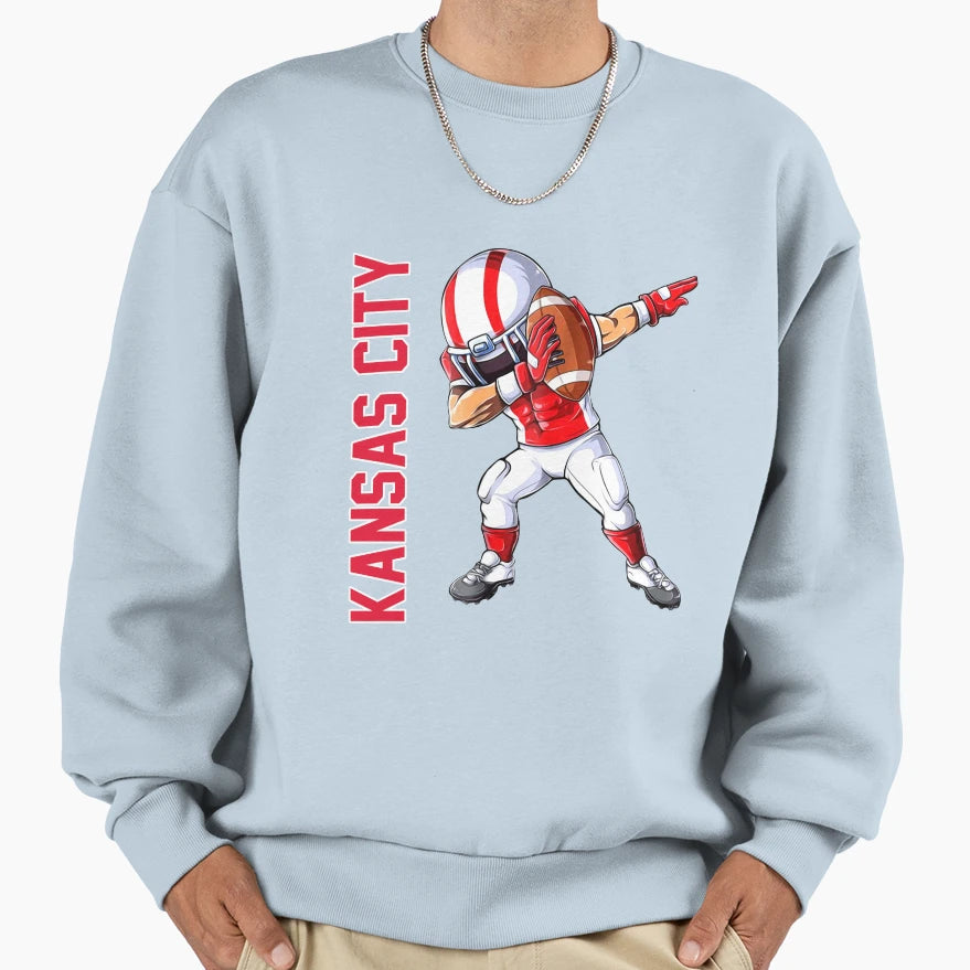 Kansas City Football Sweatshirt - Graphic Print Unisex - T-Shirt, Sweatshirt, Hoodie