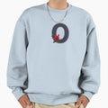 Rose Initial O Letter Romantic Sweatshirt - Streetwear Style for Adults - T-Shirt, Sweatshirt, Hoodie