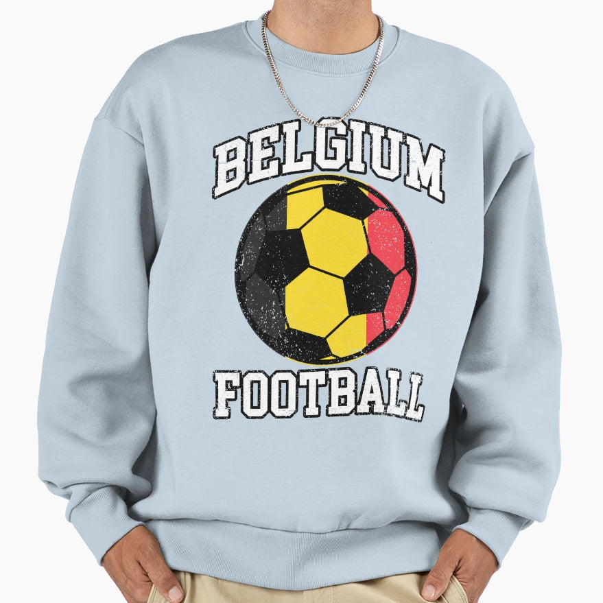 Soccer Ball Belgium Soccer Fans And T-Shirt - Fun Novelty Design Unisex - T-Shirt, Sweatshirt, Hoodie