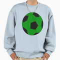 Green Soccer Ball Drawing Sweatshirt - Trendy Graphic Unisex - T-Shirt, Sweatshirt, Hoodie