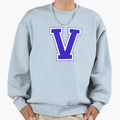 Varsity Letter V Sweatshirt - Unique Graphic for Adults - T-Shirt, Sweatshirt, Hoodie
