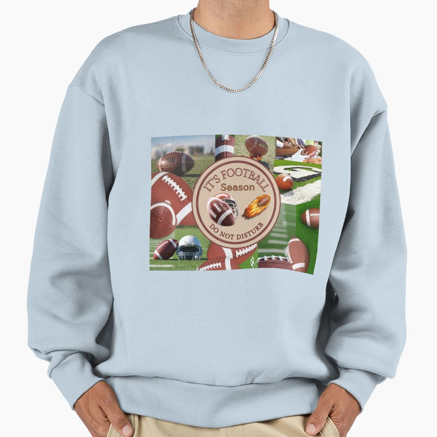 Football Season Sweatshirt - Custom Art Print Unisex - T-Shirt, Sweatshirt, Hoodie
