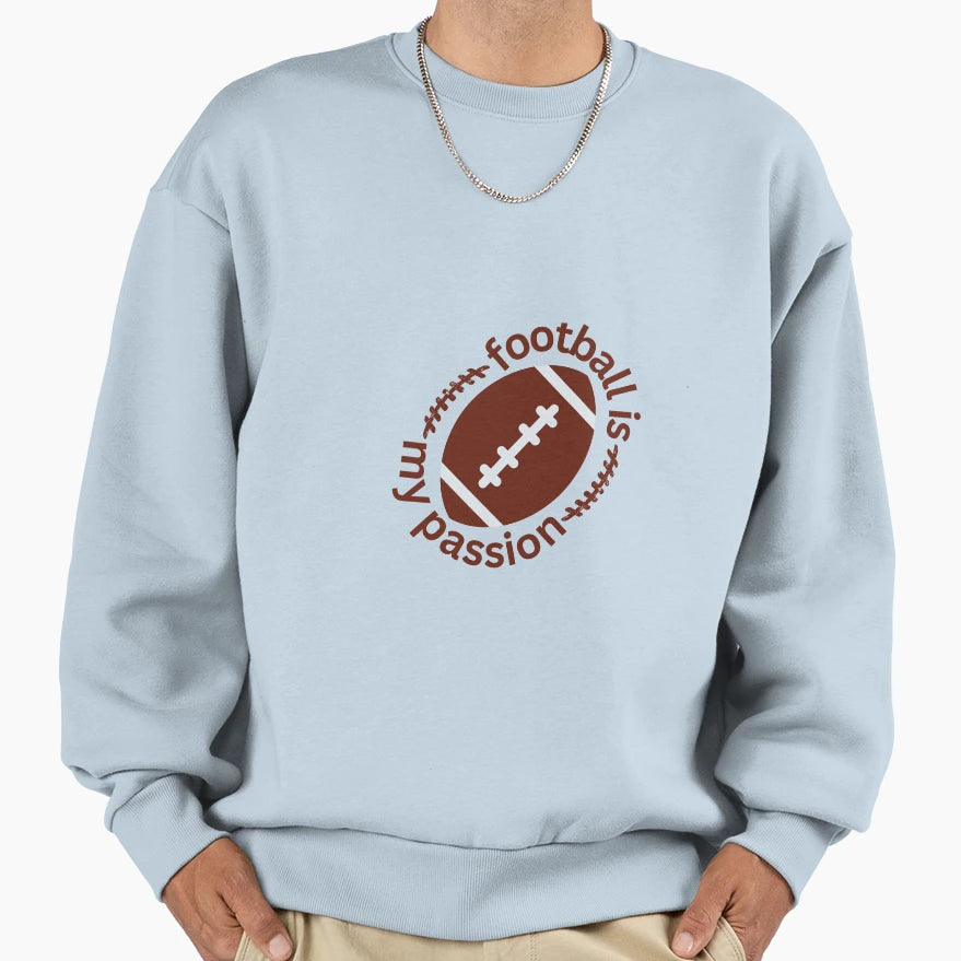 Football Sweatshirt - Unique Graphic Men Women - T-Shirt, Sweatshirt, Hoodie