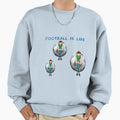 He Likes Football Sweatshirt - Custom Art Print Unisex - T-Shirt, Sweatshirt, Hoodie