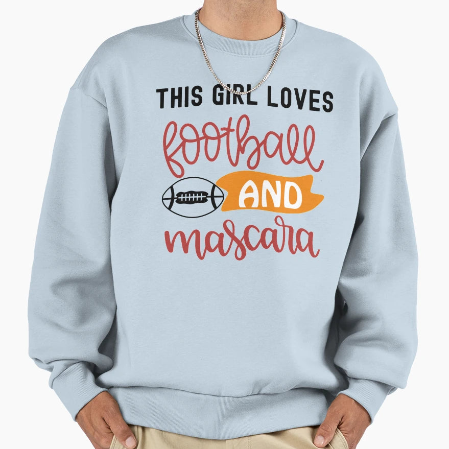 Football And Mascara Fantasy Sweatshirt - Streetwear Style for Adults - T-Shirt, Sweatshirt, Hoodie