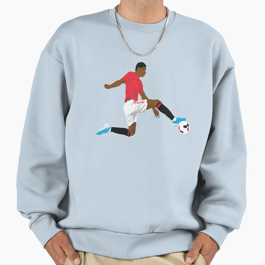 Marcus Rashford Goal Sweatshirt - Graphic Print Unisex - T-Shirt, Sweatshirt, Hoodie
