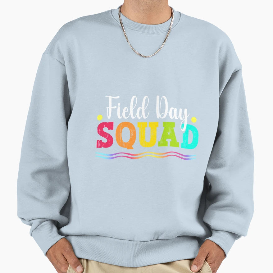 Field Day Squad Matching Field Trip Sweatshirt - Aesthetic Graphic Unisex - T-Shirt, Sweatshirt, Hoodie
