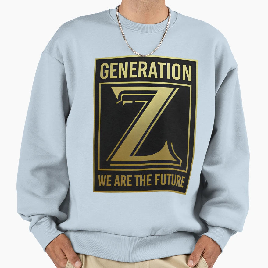 Generation Z We Are Future Gen Z Sweatshirt - Unique Graphic for Adults - T-Shirt, Sweatshirt, Hoodie