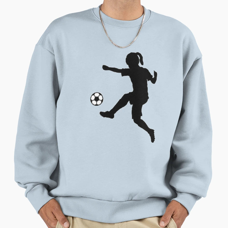 Soccer Player Sweatshirt - Novelty Apparel for Adults - T-Shirt, Sweatshirt, Hoodie