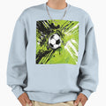 Soccer Ball Paint Explosion Sweatshirt - Fun Novelty Design for Adults - T-Shirt, Sweatshirt, Hoodie