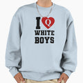 I Love White Sweatshirt - Minimalist Print Unisex - T-Shirt, Sweatshirt, Hoodie