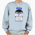 Brain Thoughts Football Sweatshirt - Unique Graphic for Adults - T-Shirt, Sweatshirt, Hoodie