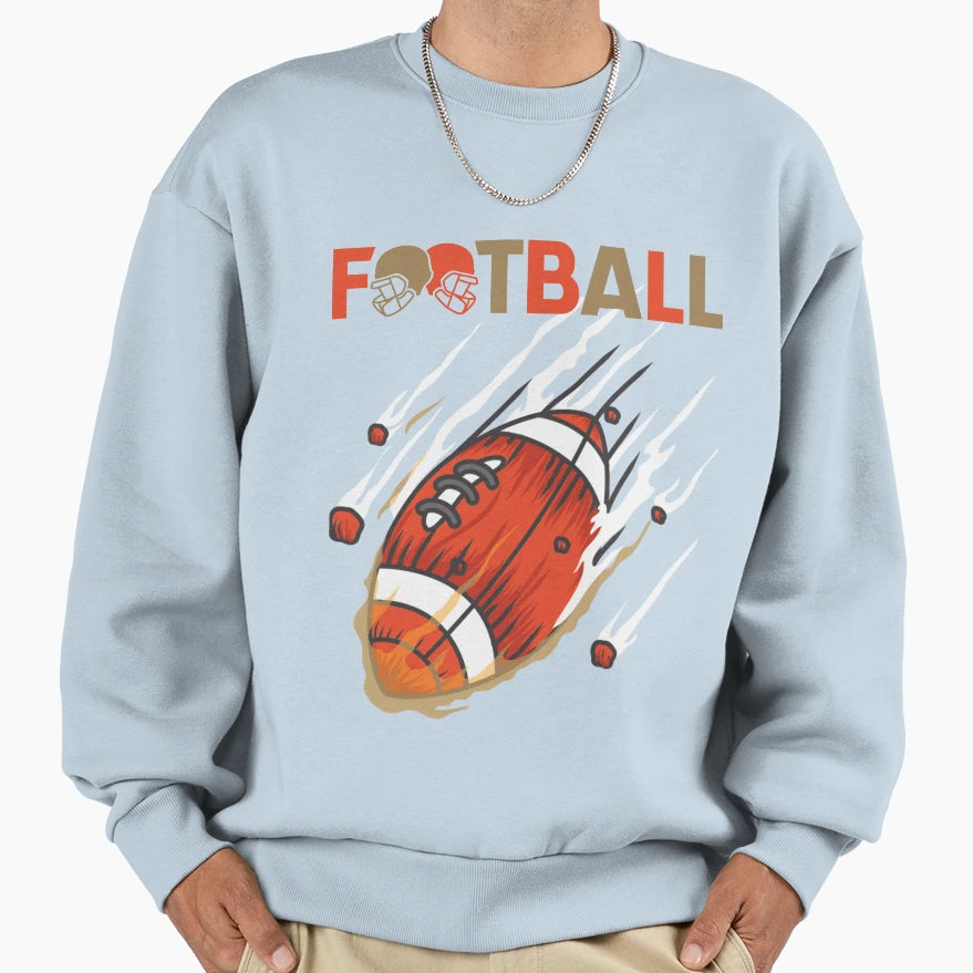 Football Season Sweatshirt - Graphic Print Men Women - T-Shirt, Sweatshirt, Hoodie