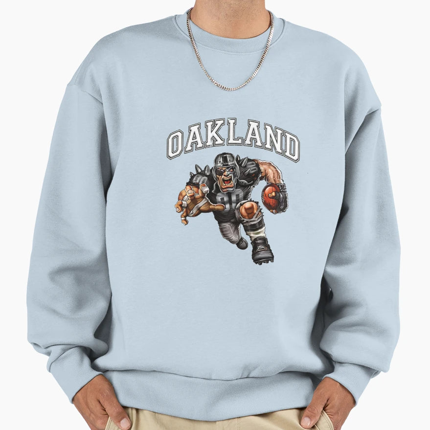 Oakland Football Sweatshirt - Trendy Graphic Men Women - T-Shirt, Sweatshirt, Hoodie