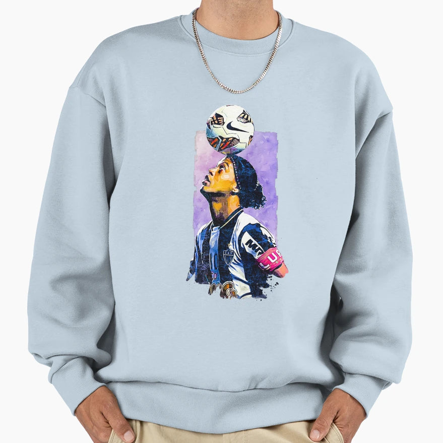 Ronaldinho Legend Sweatshirt - Minimalist Print Unisex - T-Shirt, Sweatshirt, Hoodie