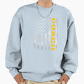 Coach Dad American Flag Usa Coach Sweatshirt - Custom Art Print for Adults - T-Shirt, Sweatshirt, Hoodie