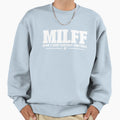 Milff I Love Fantasy Football Sweatshirt - Aesthetic Graphic for Adults - T-Shirt, Sweatshirt, Hoodie