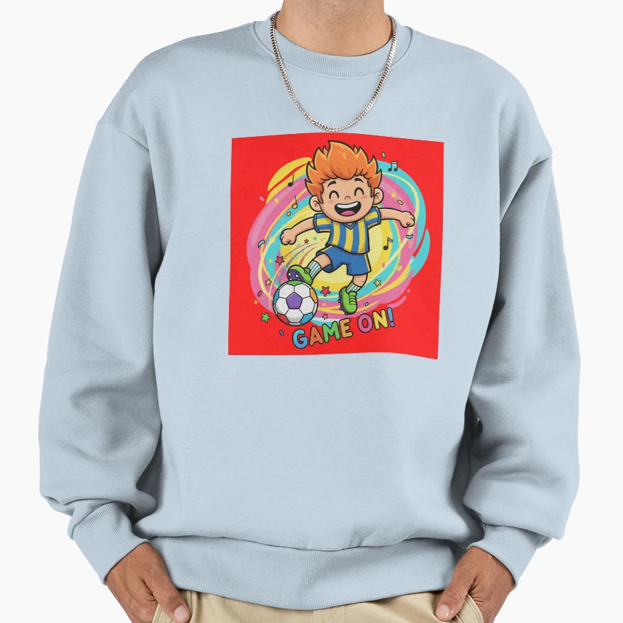 Game Soccer Sweatshirt - Trendy Graphic Men Women - T-Shirt, Sweatshirt, Hoodie