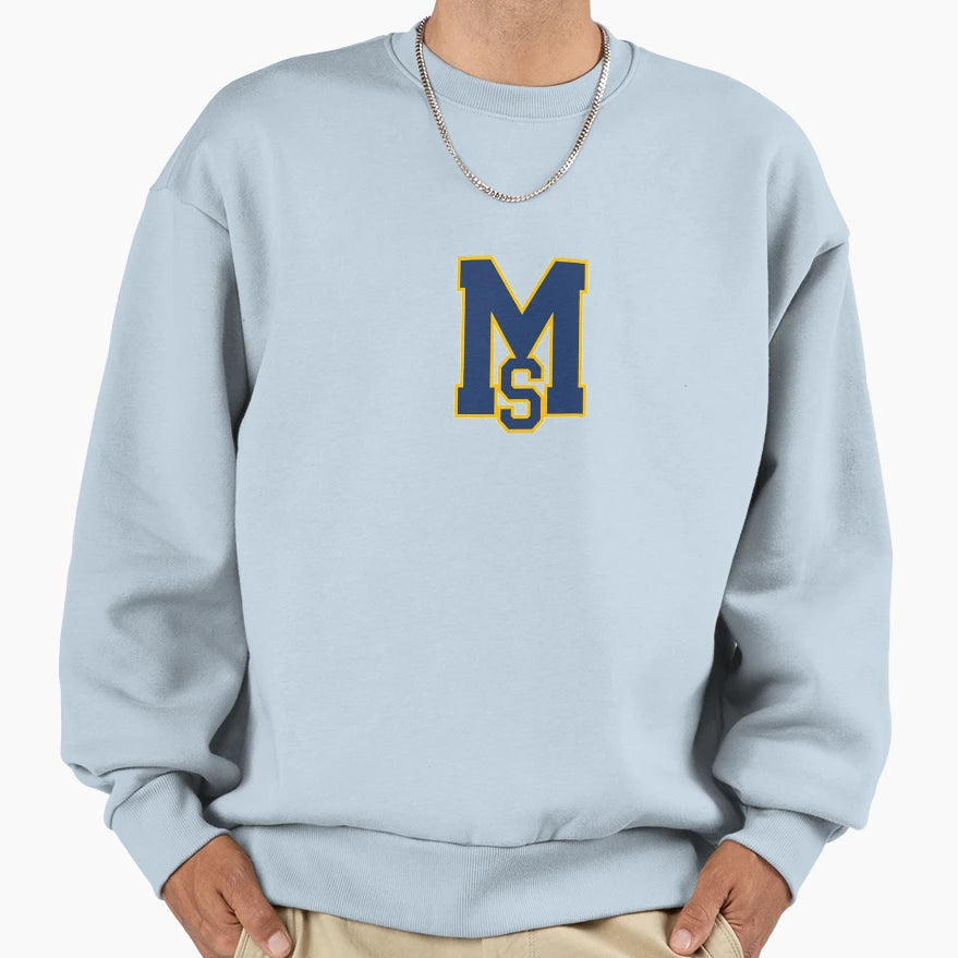 Mshs 1 Sweatshirt - Minimalist Print for Adults - T-Shirt, Sweatshirt, Hoodie