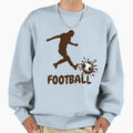 Football Player Sweatshirt - Casual Everyday Wear for Adults - T-Shirt, Sweatshirt, Hoodie