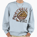 Leopard Football Vibes Sweatshirt - Casual Everyday Wear for Adults - T-Shirt, Sweatshirt, Hoodie