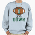 One Year Down Sweatshirt - Graphic Print for Adults - T-Shirt, Sweatshirt, Hoodie