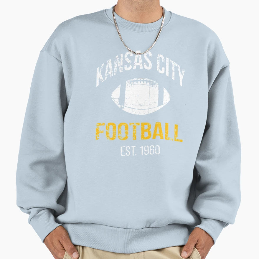 Kansas City Football Team Sweatshirt - Novelty Apparel for Adults - T-Shirt, Sweatshirt, Hoodie