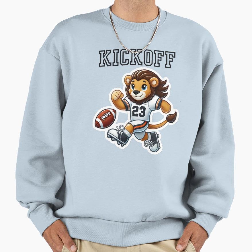 Football Kickoff Sweatshirt - Trendy Graphic for Adults - T-Shirt, Sweatshirt, Hoodie