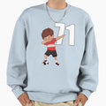 Awesome Soccer Player Number 71 Sweatshirt - Streetwear Style Unisex - T-Shirt, Sweatshirt, Hoodie
