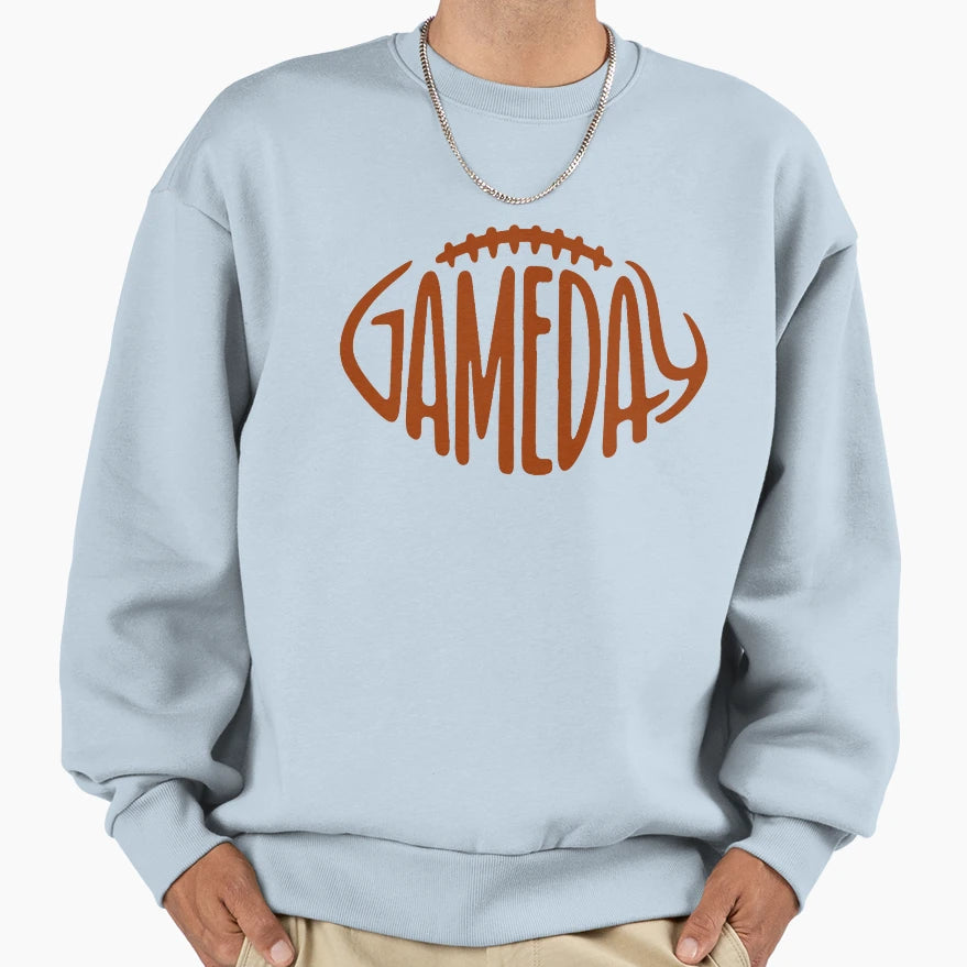 Gameday Dark Orange Football Sweatshirt - Streetwear Style Men Women - T-Shirt, Sweatshirt, Hoodie