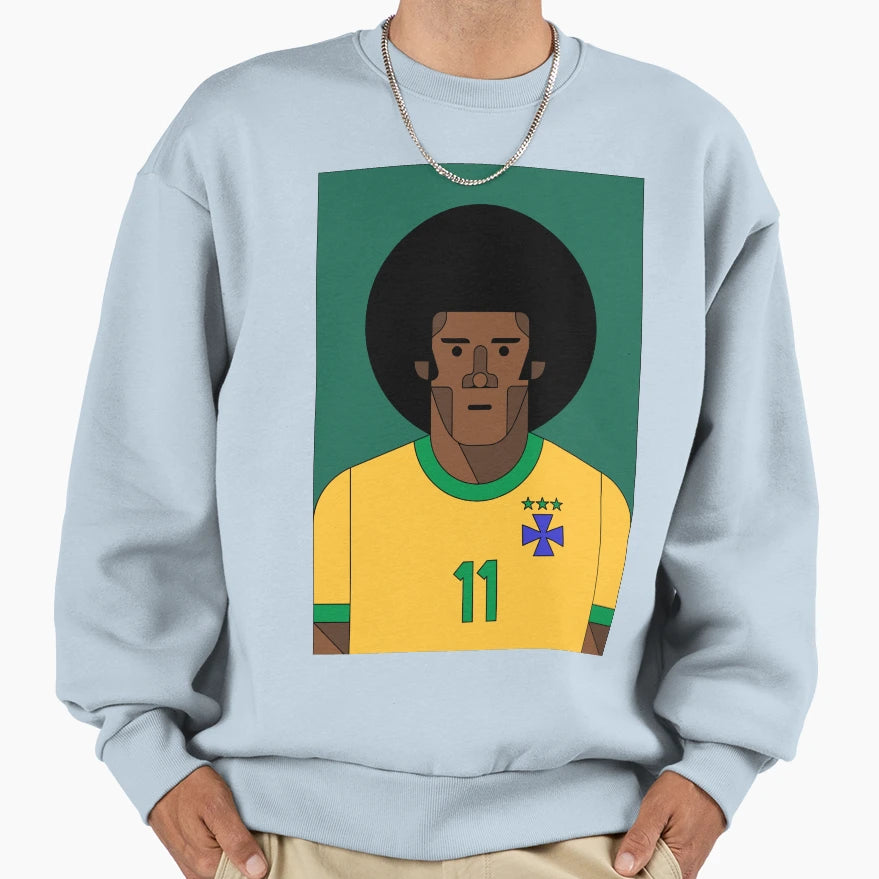 Jairzinho Sweatshirt - Trendy Graphic Unisex - T-Shirt, Sweatshirt, Hoodie